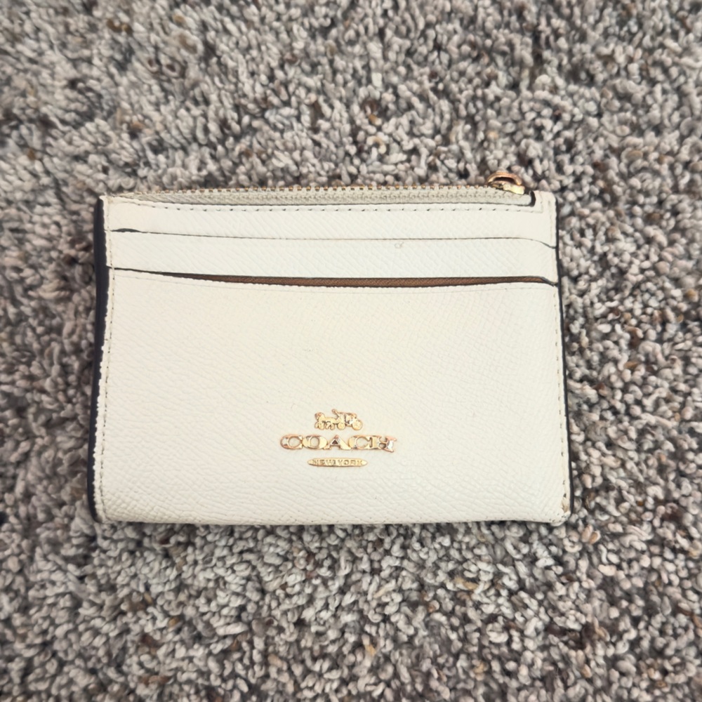 Coach Cream Leather Women's Wallet